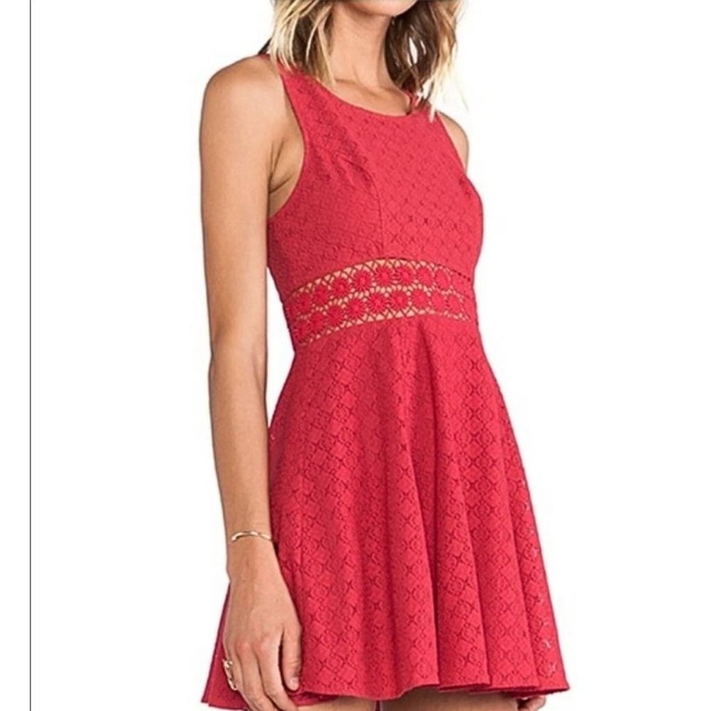 ✨ Free People || Cutout Daisy Waist Dress
